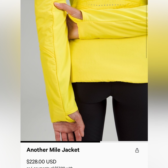 lululemon athletica Jackets & Blazers - Another mile jacket